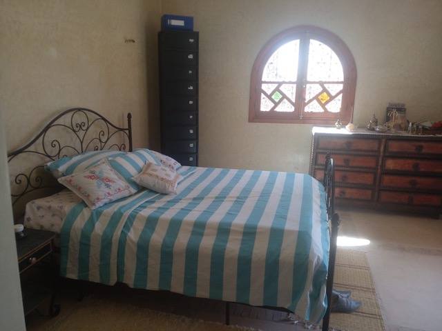Image de la chambre de la villa de Jamal Daddis au Maroc
